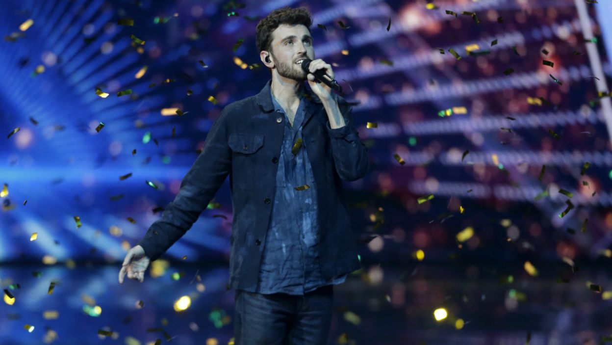 25-letni Duncan Laurence uchodził od początku za jednego z faworytów tegorocznej Eurowizji z nastrojową piosenką „Arcade”, kruszącą kobiece serca (fot. PAP)