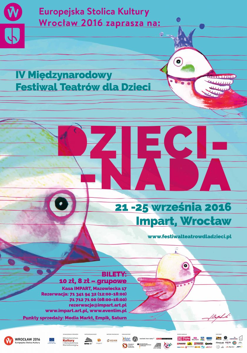 IV Międzynarodowy Festiwal Teatrów dla Dzieci DZIECINADA 21-25 września 2016