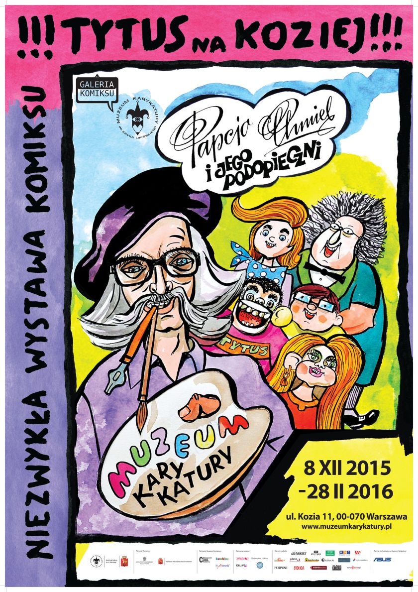 Papcio Chmiel i Jego Podopieczni - wystawa inaugurująca cykl prezentacji komiksu