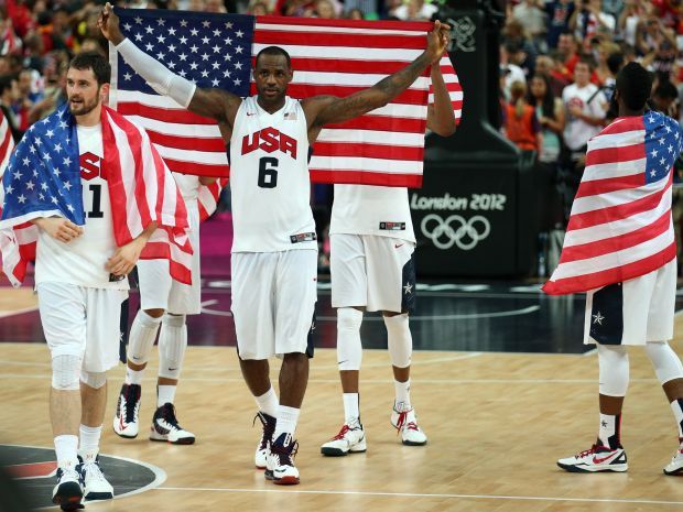 LeBron James był liderem reprezentacji USA w Londynie (fot. PAP/EPA)