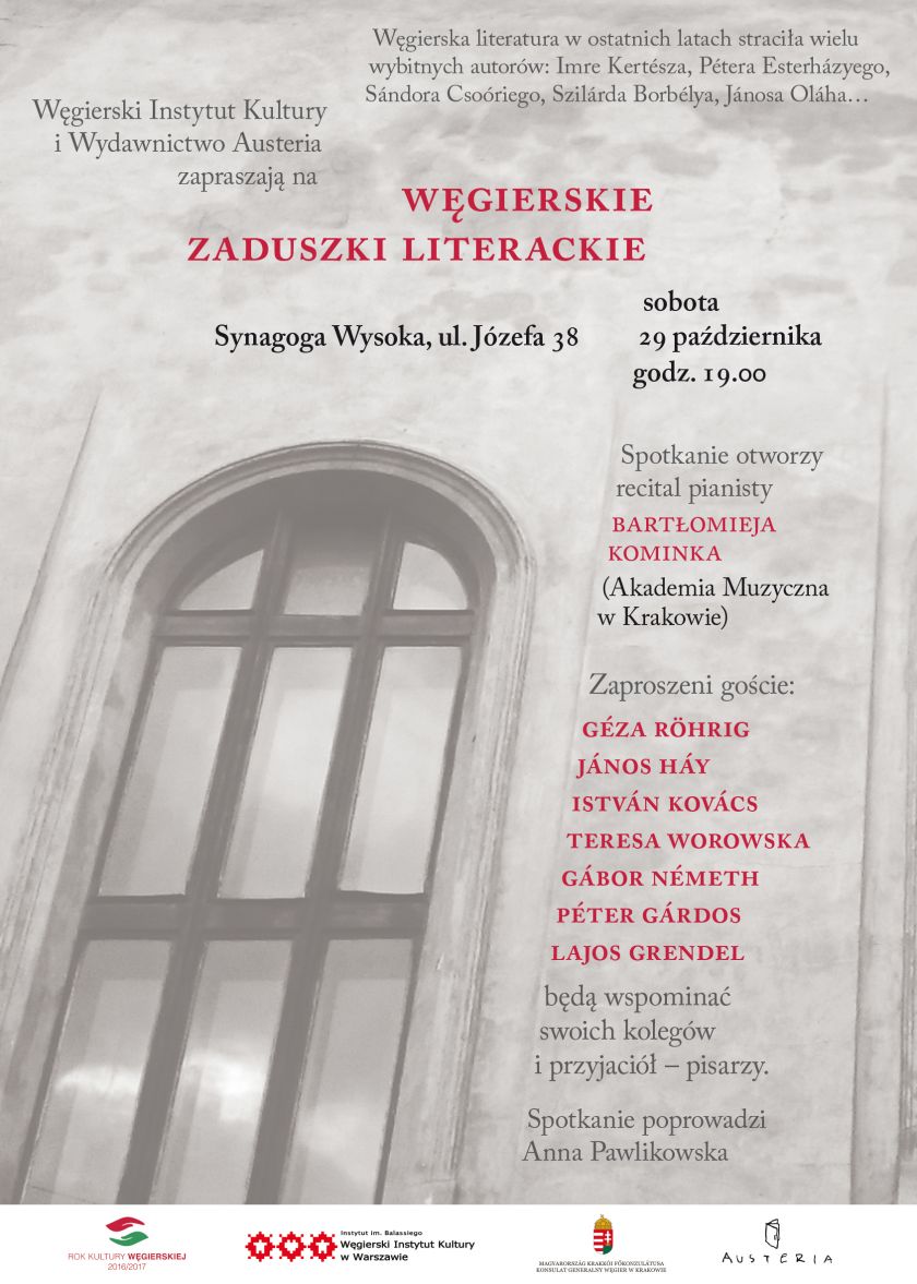 Węgierskie Zaduszki Literackie w Krakowie