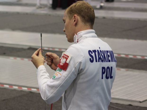 Szymon Staśkiewicz słabo rozpoczął rywalizację w pięcioboju nowoczesnym (fot. PAP)