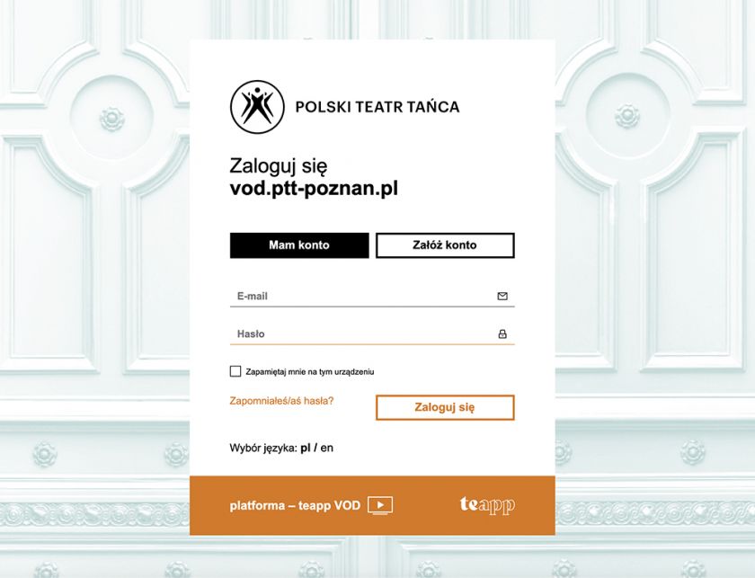 Spotkajmy się online na platformie VOD Polskiego Teatru Tańca!