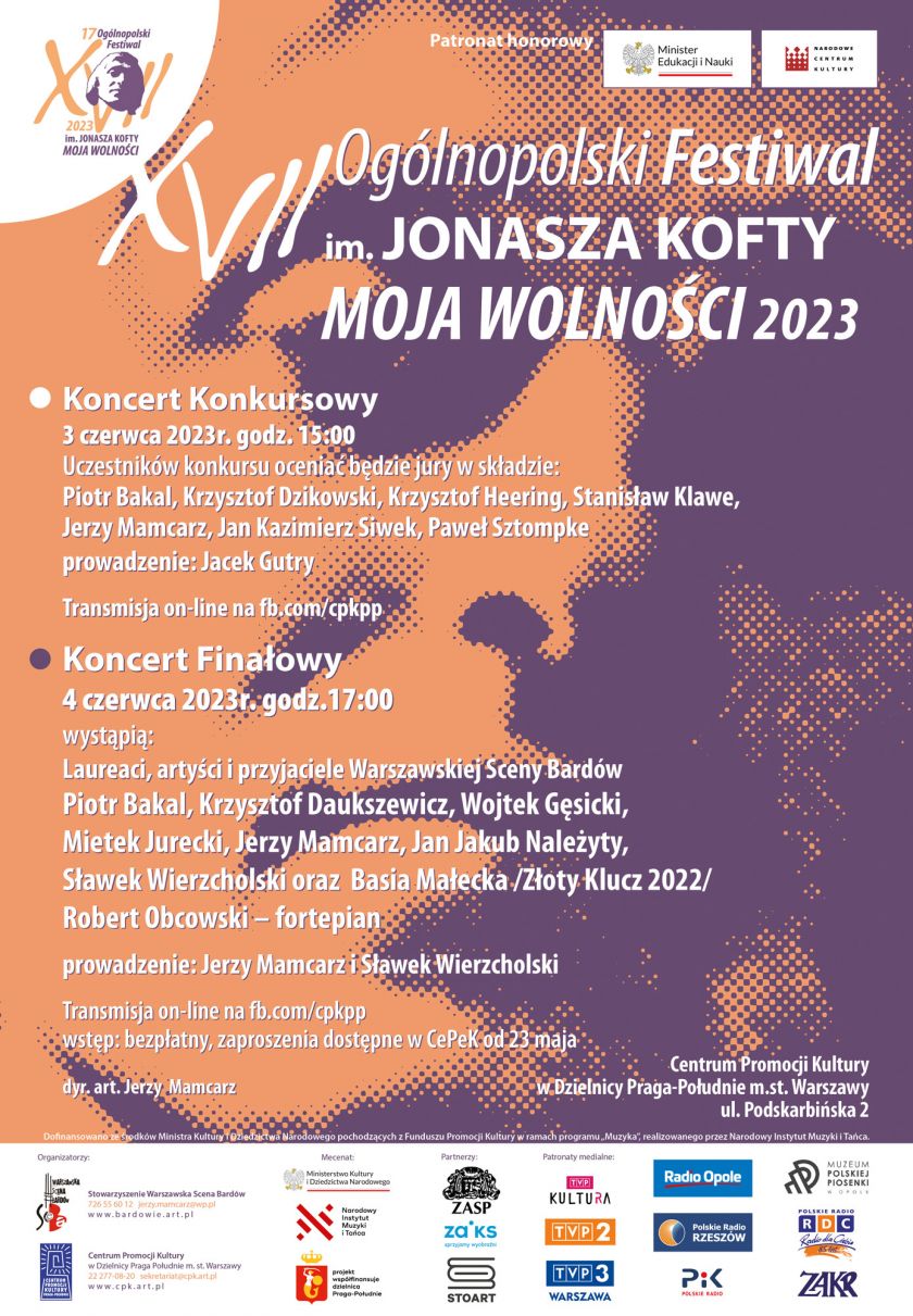 XVII Ogólnopolski Festiwal im. Jonasza Kofty 