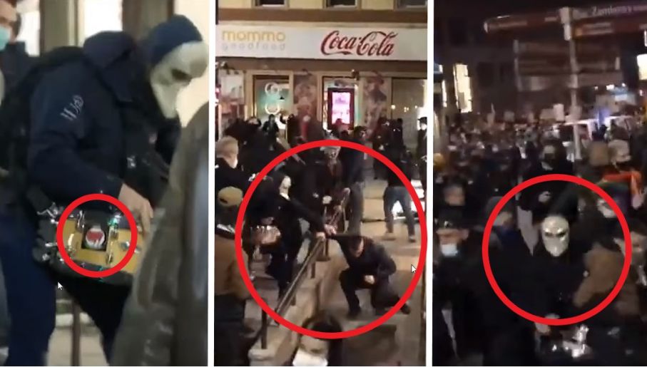 Ludzi W Warszawie Bila Niemiecka Antifa Analiza Nagrania Na Kanale Szarpanki Z Zyciem Wieszwiecej Tvp Info