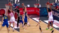Popisowe akcje Olejniczaka, Sochana i Balcerowskiego (fot. TVP)