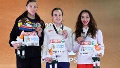 Dekoracja Sofii Ennaoui (fot. PAP)