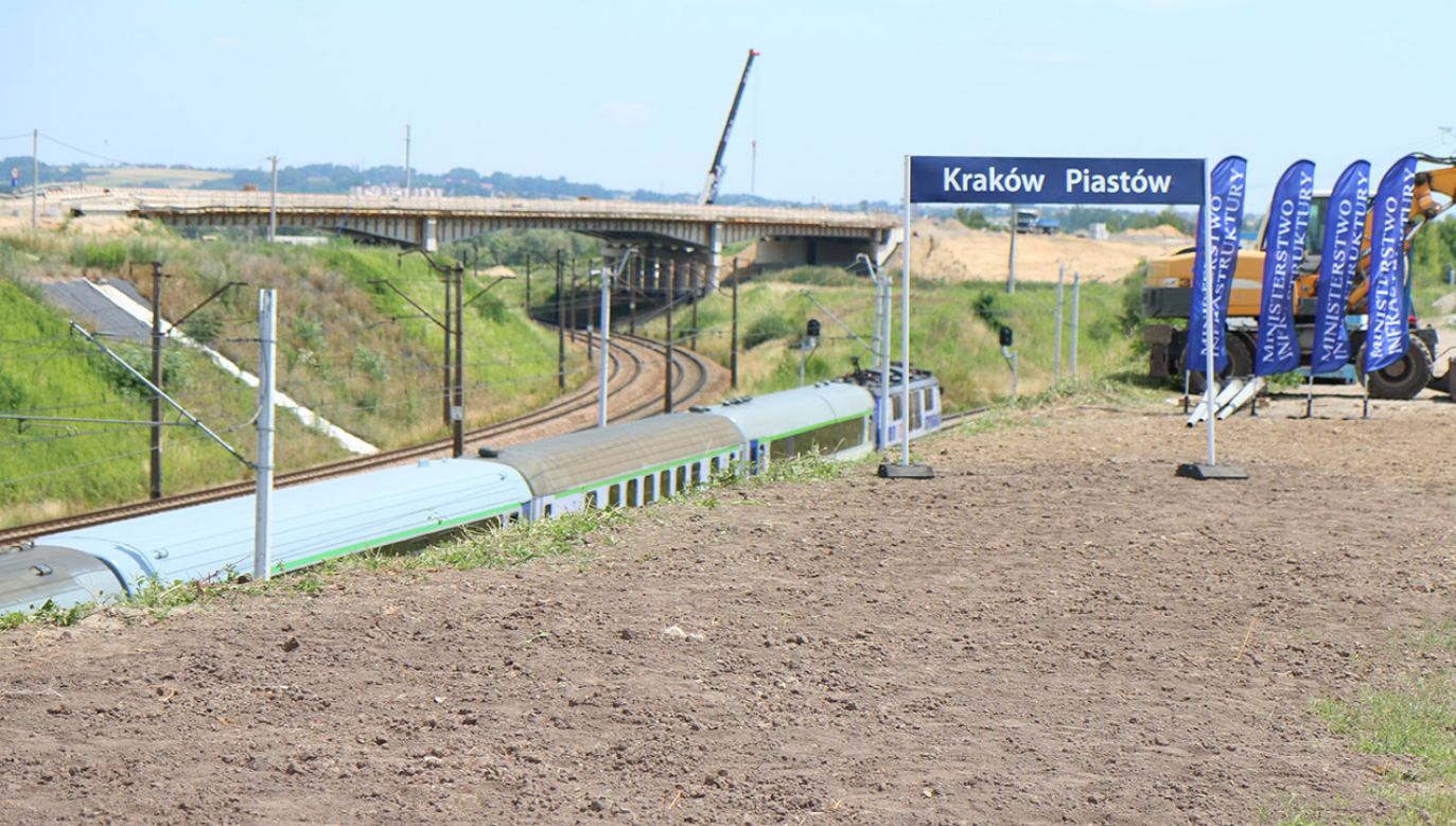 Resort zapowiada nowe przystanki kolejowe w Krakowie (fot. tt/@MI_GOV_PL)