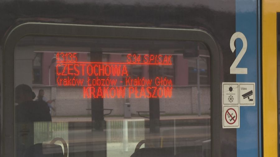 Największą nowością jest pociąg Częstochowa - Kraków. Fot. TVP3 Katowice