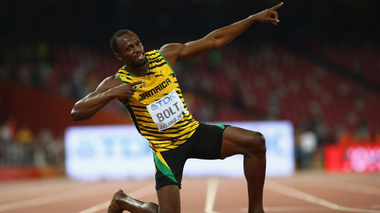 Usain Bolt, rekord świata na 100 metrów, berlin 2009 TVP SPORT