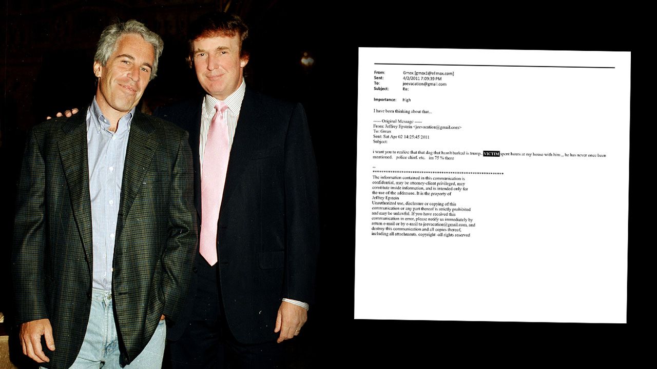 Demokraci ujawniają maile Epsteina. Trump pojawia się w korespondencji
