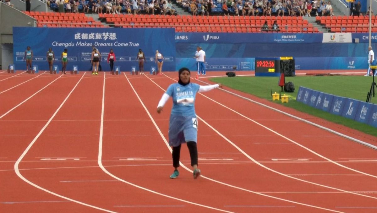 Nasra Abukar Ali w akcji (fot. FISU)