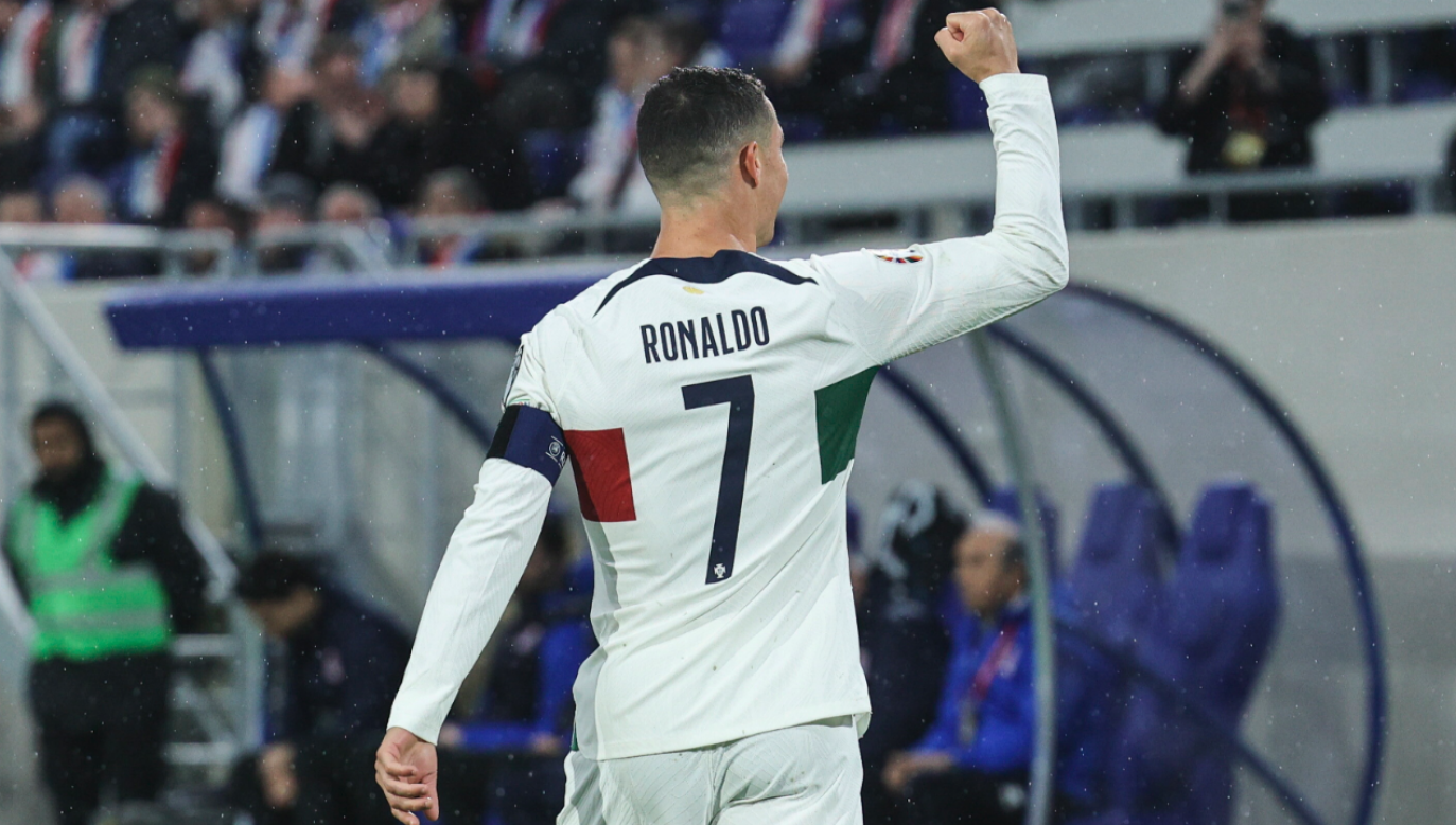 Cristiano Ronaldo śrubuje rekord zdobytych goli dla reprezentacji (fot. PAP)