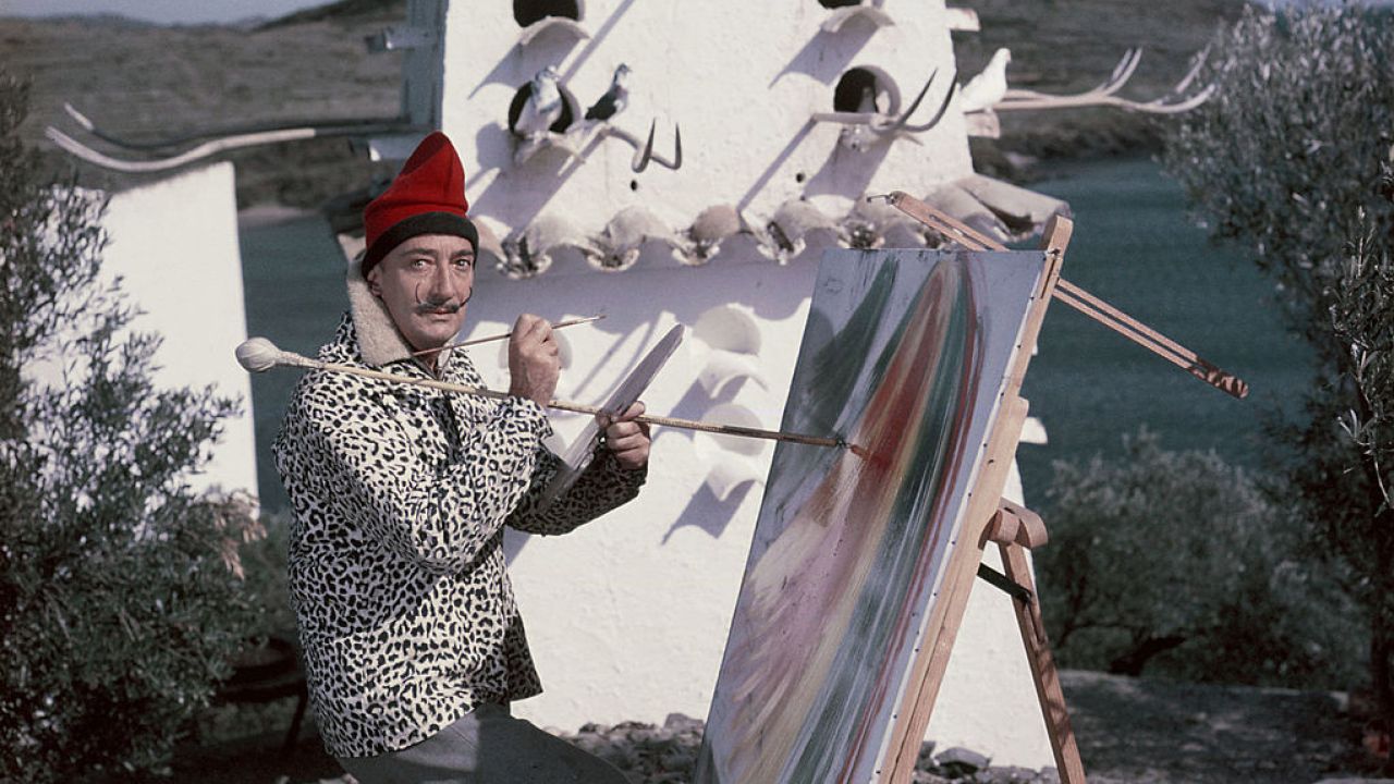 Salvador Dali zmarł w 1989 roku (fot. Getty Images/KAMMERMAN)