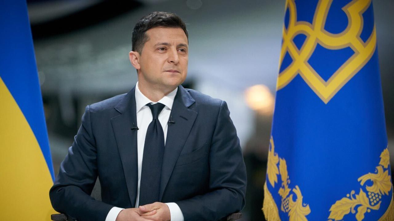 Wołodymyr Zełenski (fot. Ukrainian Presidency/Handout/Anadolu Agency via Getty Images) Wołodymyr Zełenski (fot. Ukrainian Presidency/Handout/Anadolu Agency via Getty Images)