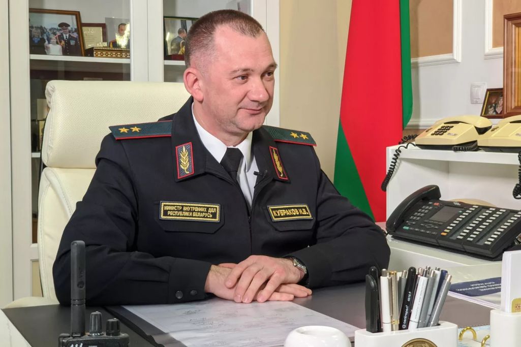 Міністр унутраных справаў Беларусі Іван Кубракоў. (Фота: Дзмітрый Маркаў / sputnik.by)