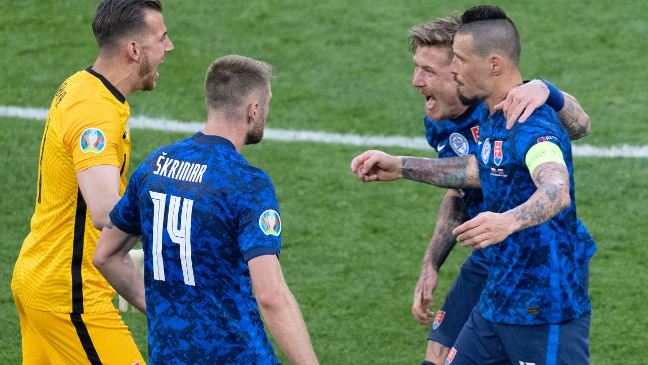 Słowacy konsekwentnie realizowany ustalony plan na mecz (fot. Getty Images) Słowacy konsekwentnie realizowany ustalony plan na mecz (fot. Getty Images)