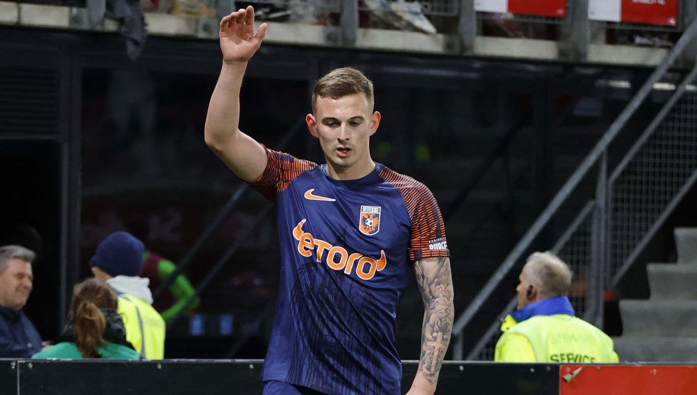 Kacper Kozłowski dobrze radzi sobie w barwach Vitesse (fot. Getty Images)
