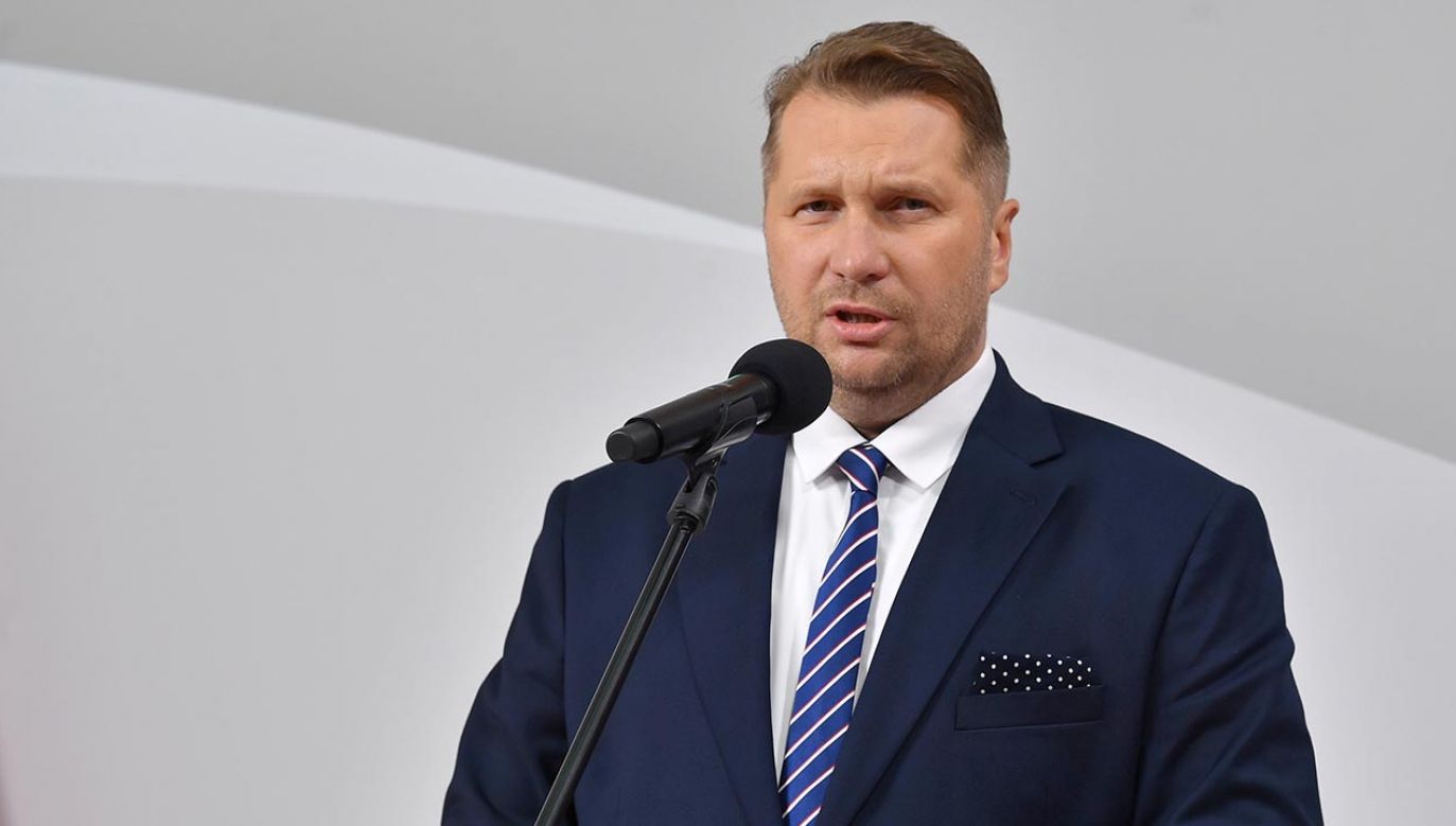 Minister edukacji i nauki Przemysław Czarnek (fot. PAP/Radek Pietruszka)