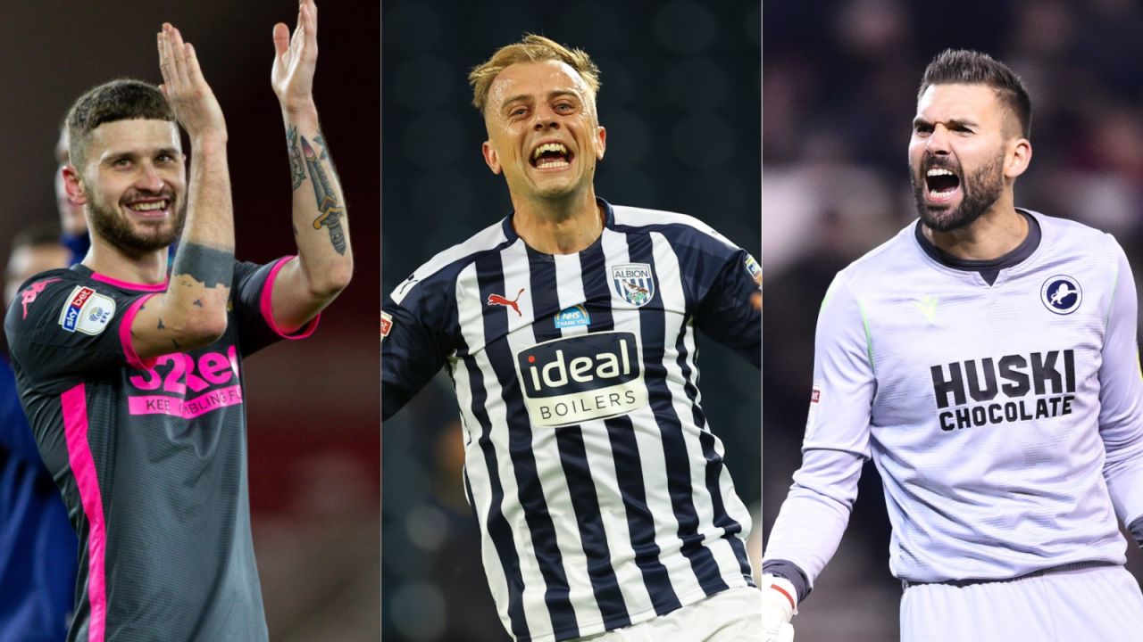 Mateusz Klich, Kamil Grosicki i Bartosz Białkowski (fot. Getty Images)