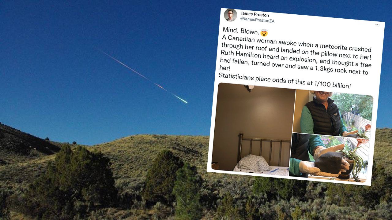 Szanse wystąpienia takiego incydentu są jak 1 do stu miliardów (fot. NASA, tt/@JamesPrestonZA) Szanse wystąpienia takiego incydentu są jak 1 do stu miliardów (fot. NASA, tt/@JamesPrestonZA)