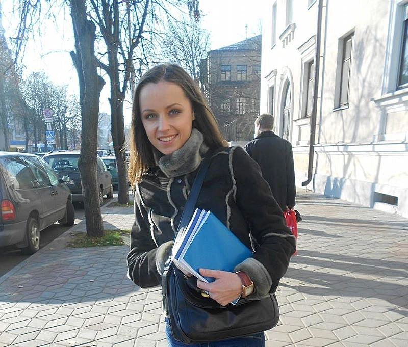 Журналістка Алена Цімашчук. (Фота: bajmedia / Telegram)