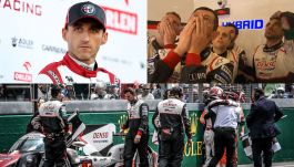 Nie tylko zespół Roberta Kubicy przeżył istny dramat w ostatnich minutach wyścigu w Le Mans. Do równie przykrych chwil należał dramat Toyoty z roku 2016 (fot. Getty/FIA WEC)