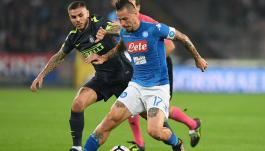Mauro Icardi (L) i Marek Hamsik (P) (fot. Getty Images)