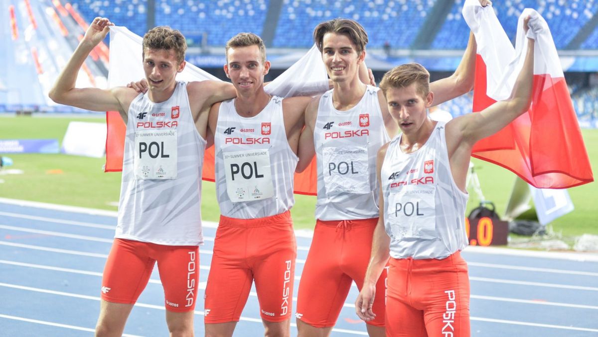 Uniwersjada Sztafeta 4x400 Metrow Mezczyzn Z Brazowym Medalem Sport Tvp Pl