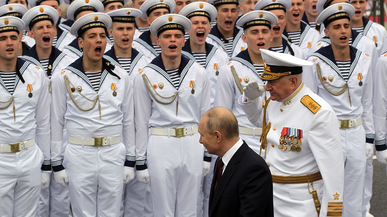 Rosyjscy marynarze (fot. Mikhail Svetlov/Getty Images, zdjęcie ilustracyjne)