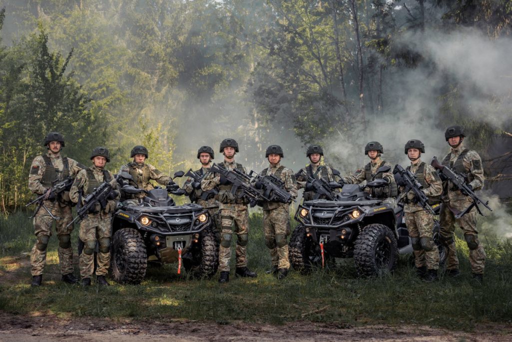 Добраахвотніцкія сілы нацыянальнай абароны Літвы. Здымак мае ілюстрацыйны характар. Фота: Kariuomene.lt