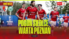 Pogoń Siedlce – Warta Poznań. Betclic 1 Liga, 34. kolejka
