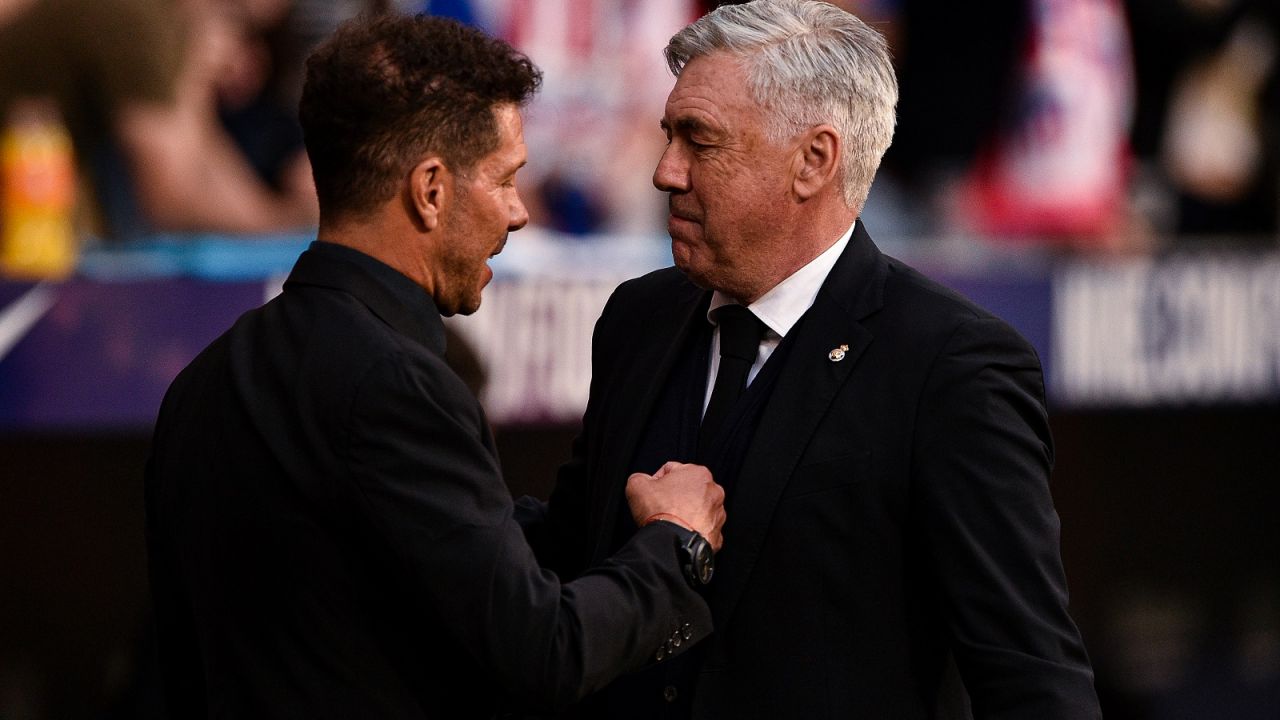 Carlo Ancelotti (po prawej) może objąć reprezentację Brazylii (fot. Getty)