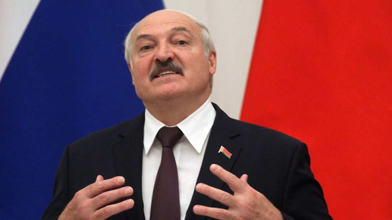 Białoruski dyktator Aleksandr Łukaszenka (fot. Mikhail Svetlov/Getty Images)