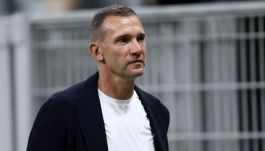 Andrij Szewczenko na meczu Włochy – Ukraina (fot. Getty Images)