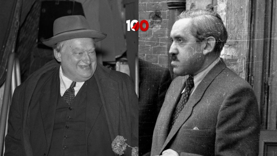 Stanisław Cat-Mackiewicz (po lewej) i Aleksander Wat to postaci skrajnie różne. Pierwszego z nich zatwardziałego konserwatystę oraz realistę politycznego, jego bezkompromisowe poglądy doprowadziły za mury Berezy Kartuskiej. Drugi w dwudziestoleciu międzywojennym stał na czele awangardy komunizujących futurystów. Fot. PAP