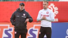 Michał Probierz i Kamil Grosicki (fot. PAP)