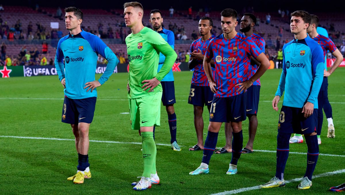 Ferran Torres i Robert Lewandowski (fot. Getty)