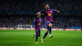 Robert Lewandowski (fot. Getty Images) Robert Lewandowski zdobył trzy bramki dla Barcelony w wyjazdowym meczu La Liga z Celtą Vigo i po raz kolejny zapisał się w historii Dumy Katalonii (fot. Getty Images)