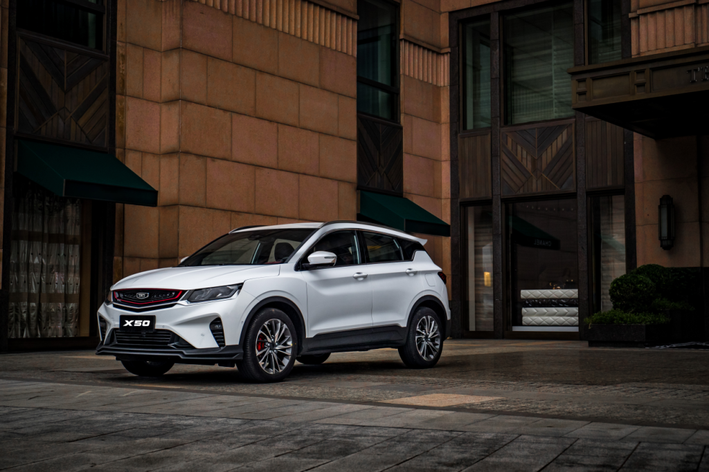Здымак носіць ілюстрацыйны характар. Аўтамабіль Belgee X50. (Фота: geely-motors.com)