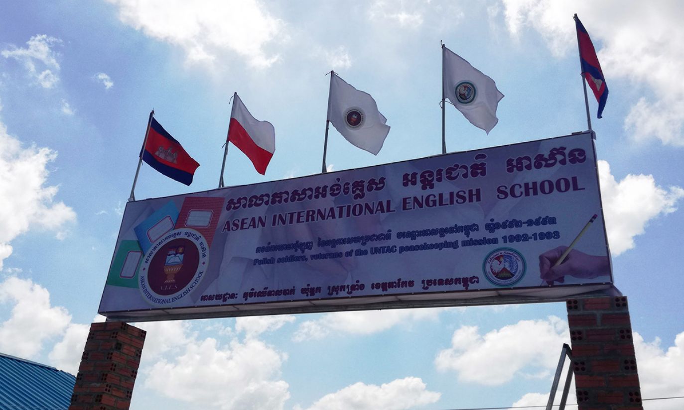 Uroczyste otwarcie polskiej szkoły w Kambodży