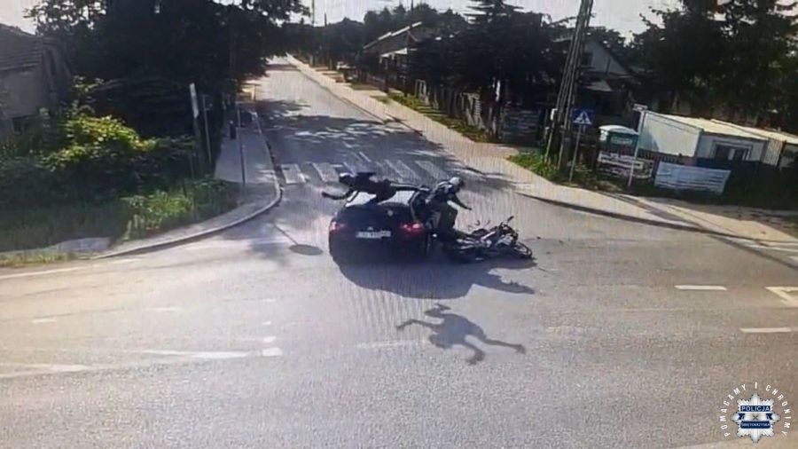 Seria wypadków z motocyklami zaczęła się już w czwartek. Pijany sprawca uciekł z miejsca zdarzenia 