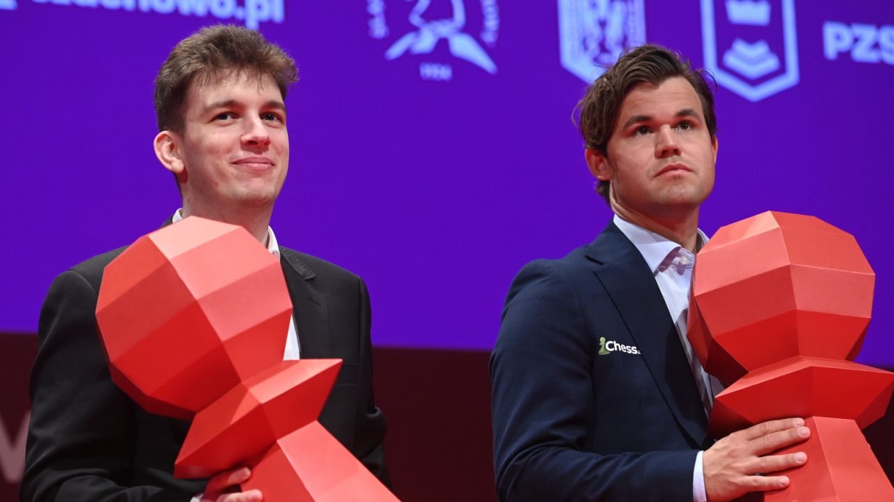 Jan-Krzysztof Duda uległ w półfinale Magnusowi Carlsenowi (fot. PAP)