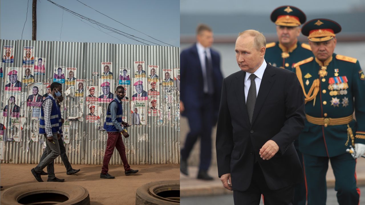 Rosyjska propaganda działa coraz szerzej i sprawniej (fot. Sally Hayden/SOPA Images/LightRocket via Getty Images, Stringer/Anadolu Agency)