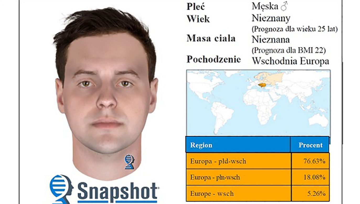 Wizerunek mężczyzny powstał w amerykańskim laboratorium (fot. policja.pl)