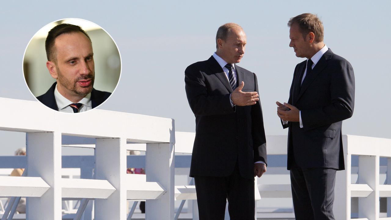Janusz Kowalski o współpracy Donald Tusk - Władimir Putin (fot. PAP/Radek Pietruszka, PAP/Paweł Supernak) Janusz Kowalski o współpracy Donald Tusk - Władimir Putin (fot. PAP/Radek Pietruszka, PAP/Paweł Supernak)