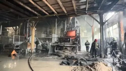  A burnt press in the Keramin workshop. Photo: minsk.mchs.gov.by