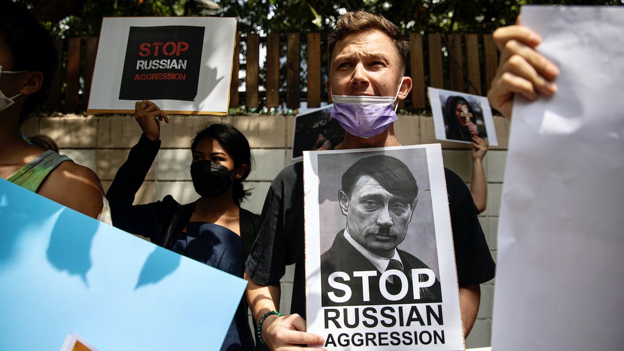 Putin, jak Hitler, „kieruje się czysto imperialistycznymi motywami” (fot. L.DeCicca/Getty Images)