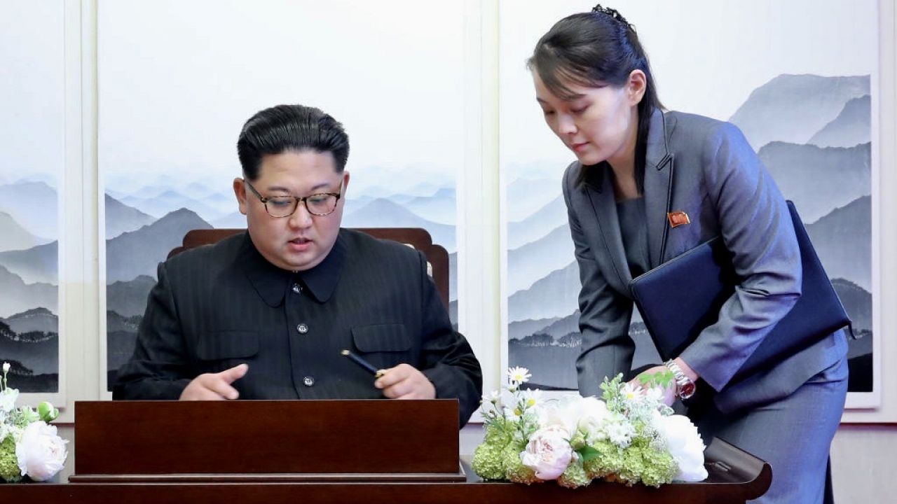 Kim Jo Dzong jest alter ego Kim Dzong Una (fot. Inter-Korean Summit Press Corps/Pool via Bloomberg)