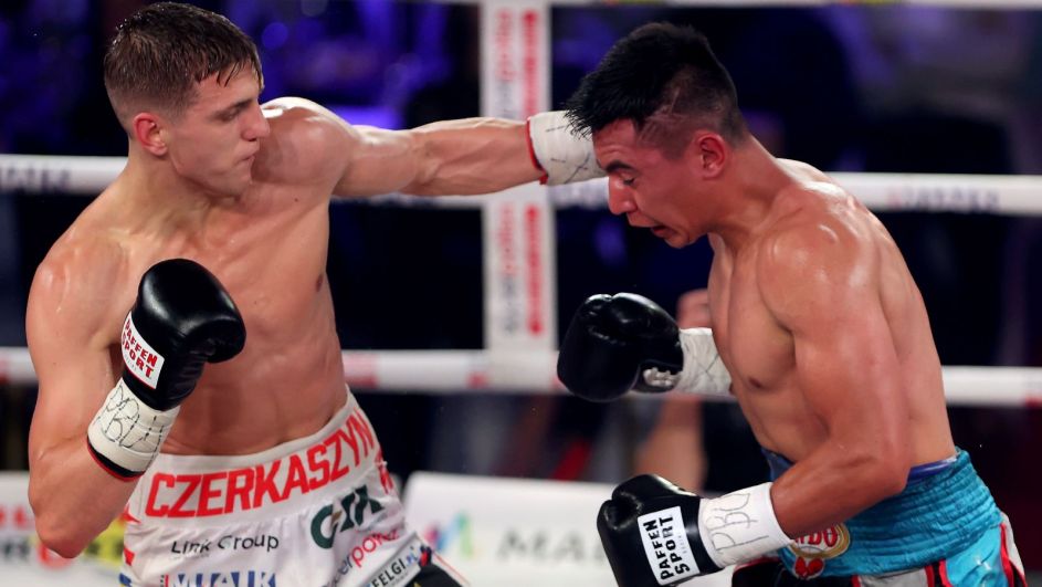 Fiodor Czerkaszyn podczas Knockout Boxing Night odniósł 19. wygraną w karierze (fot. PAP) Fiodor Czerkaszyn podczas Knockout Boxing Night odniósł 19. wygraną w karierze (fot. PAP)